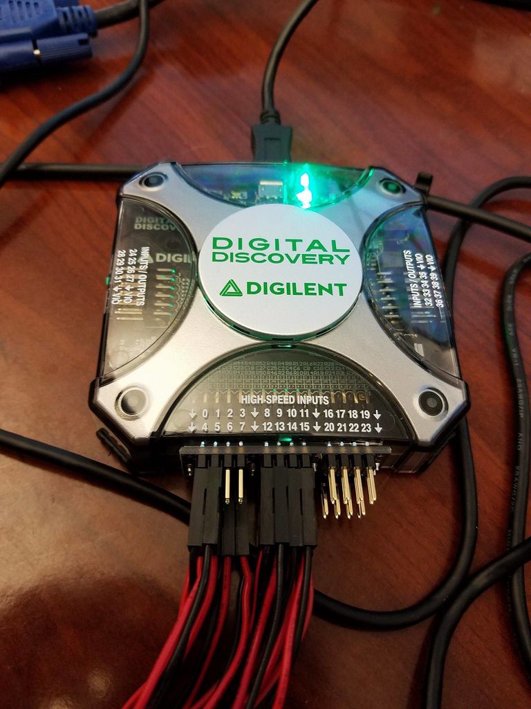 High Speed Adapter plugged into Digital Discovery