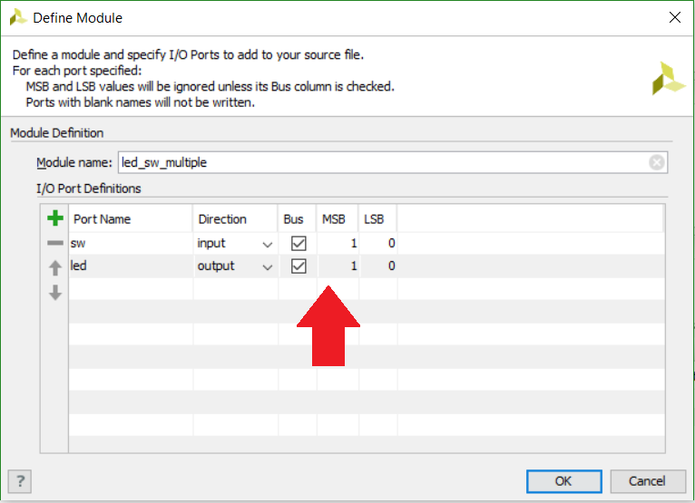 Creating a bus through the module wizard (click to enlarge)