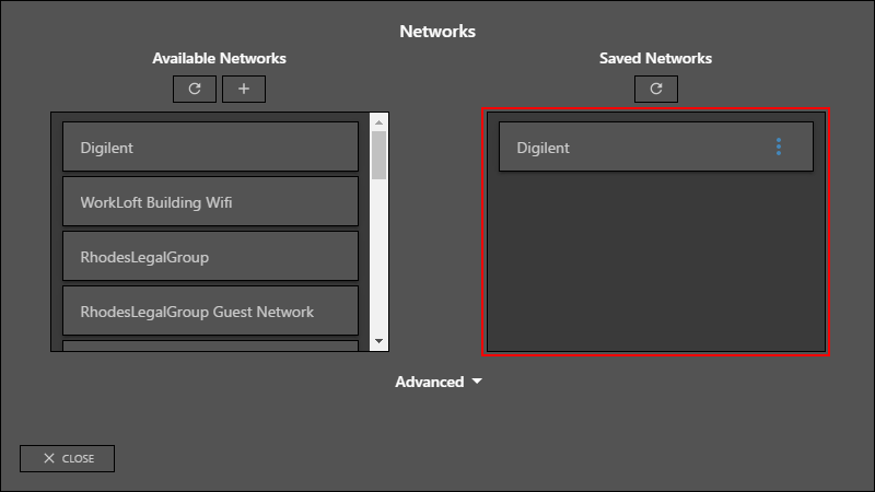 digilent-waveforms-live-setup-wifi-saved-networks.png