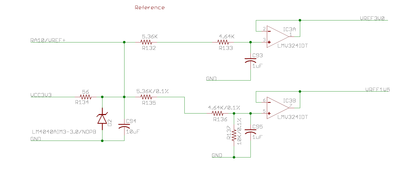3V reference for the Oscilloscope 3V reference for the Oscilloscope